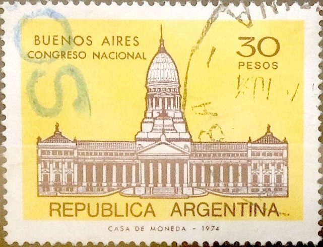 Intercambio 0,20 usd 30 pesos1974