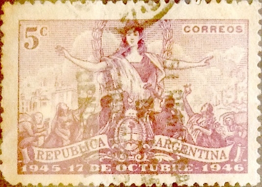 Intercambio 0,20 usd 5 cents. 1946