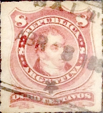 Intercambio 0,50 usd 8 cents. 1880