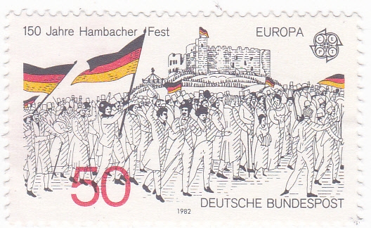 150 años de la manifestacion de Hambacher-Europa CEPT