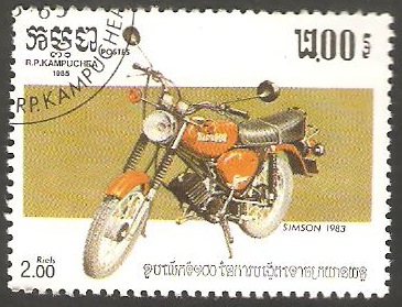 Kampuchea - Centº de la motocicleta, Simson de 1983