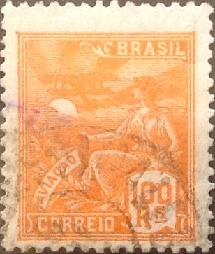 Intercambio 0,40 usd 100 reis 1922