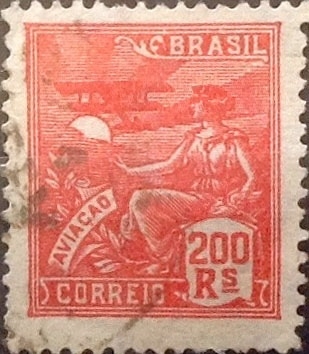 Intercambio 0,40 usd 200 reis 1922