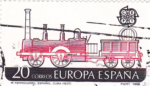 Europa CEPT-1º Ferrocarril español (17)