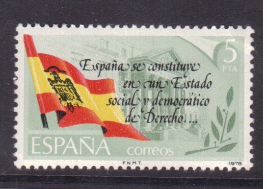 Proclamación de la Constitución española