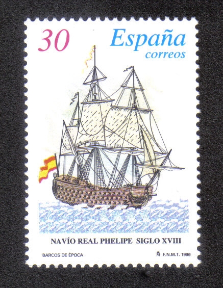Navío Real Phelipe Siglo XVIII