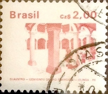 Intercambio 0,20 usd 2 cruzeiros 1986