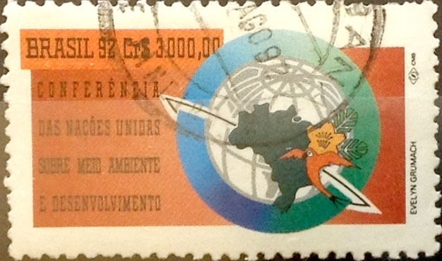 Intercambio 1,50 usd 3000 cruzeiros 1992
