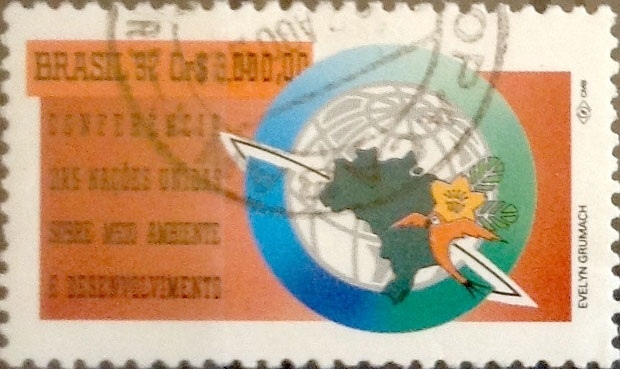 Intercambio 1,50 usd 3000 cruzeiros 1992