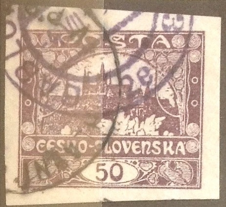 Intercambio 0,20 usd 50 haleru 1919