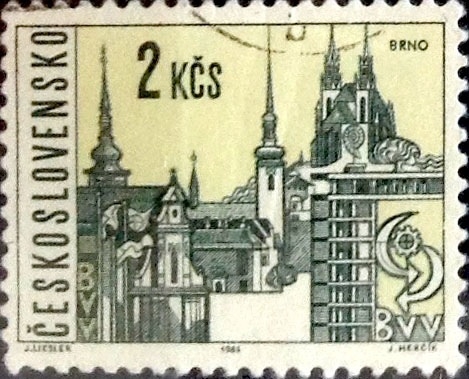 Intercambio 0,20 usd 2 koruna 1965