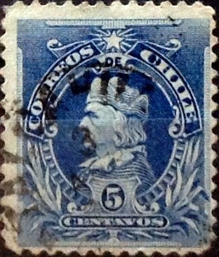 Intercambio 0,20 usd 5 cents. 1901