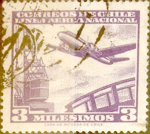 Intercambio 0,20 usd 3 miles. 1960