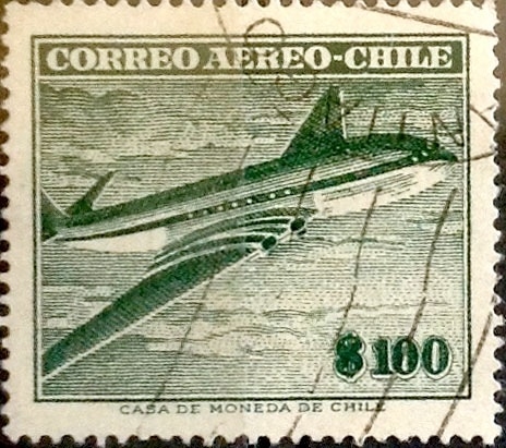 Intercambio 0,20 usd 100 pesos 1955