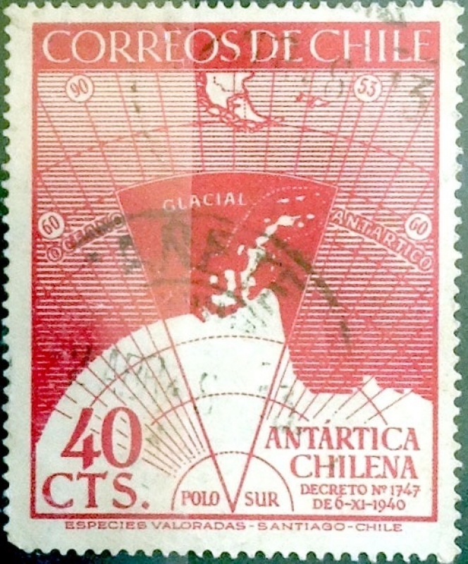 Intercambio 0,30 usd 40 cents. 1947