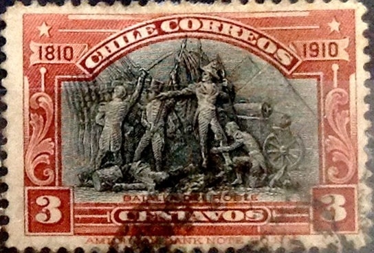 Intercambio 0,75 usd 3 cent. 1910