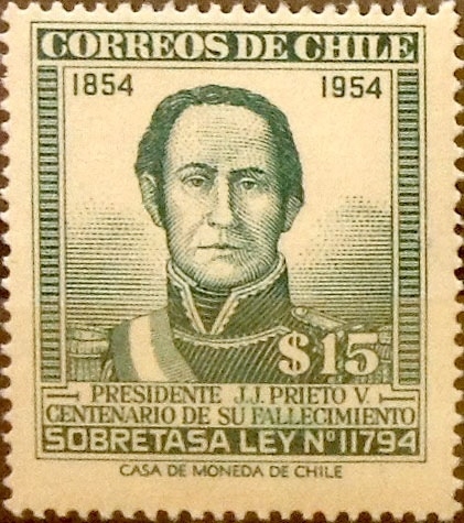 Intercambio 0,35 usd 15 pesos 1957