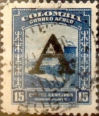 Intercambio 0,20 usd 15 cents. 1950
