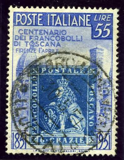 Centenario del primer sello de la Toscana