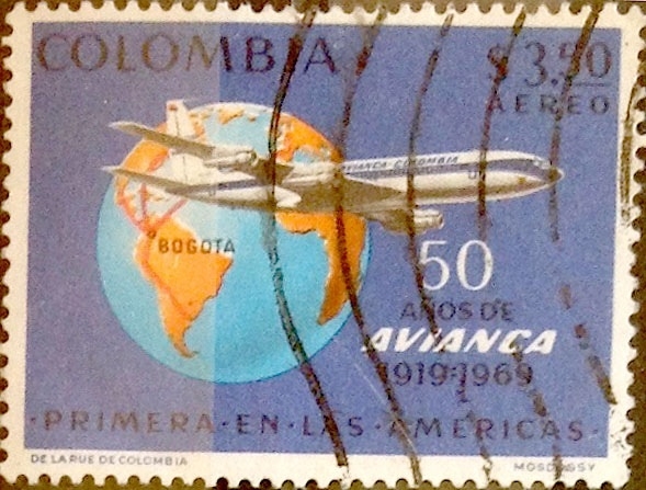 Intercambio 0,50 usd 3,50 pesos 1969