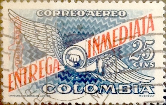 Intercambio 0,20 usd 25 cents. 1959