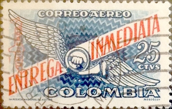 Intercambio 0,20 usd 25 cents. 1959
