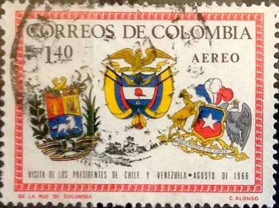 Intercambio 0,20 usd 1,40 pesos 1966