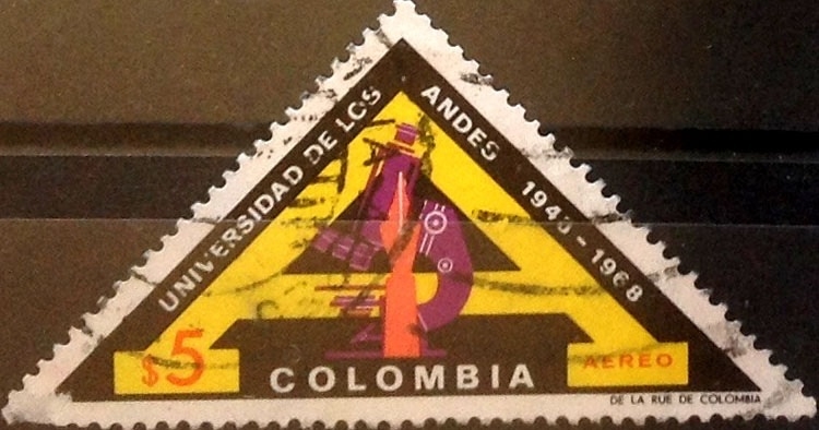 Intercambio 0,35 usd 5 pesos 1969
