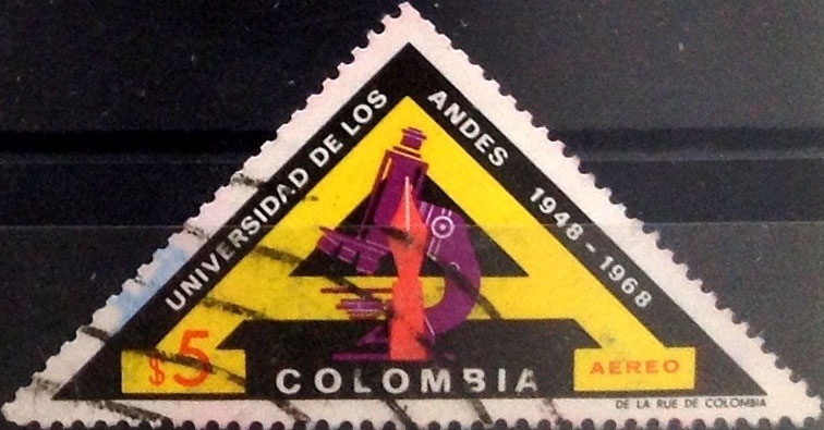 Intercambio 0,35 usd 5 pesos 1969