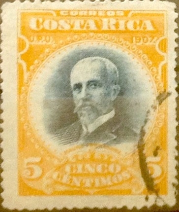 Intercambio 0,30 usd 5 cents. 1907