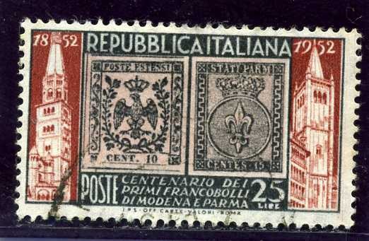 Centenario de los sellos de Modena y Parma