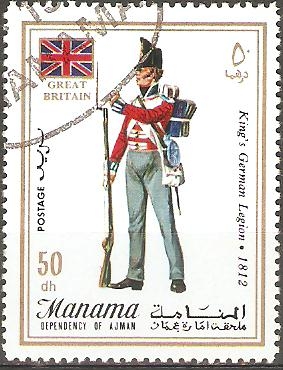 UNIFORMES  MILITARES.   LEGIÒN  ALEMANA  DEL  REY  1812.