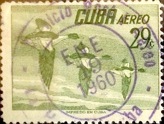 Intercambio 0,55 usd 29 cents. 1956