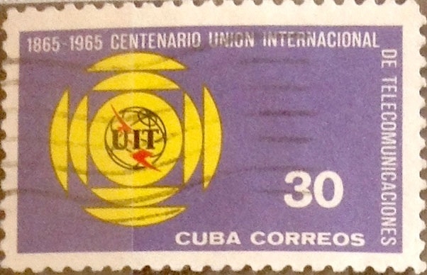 Intercambio 0,80 usd 30 cents. 1965