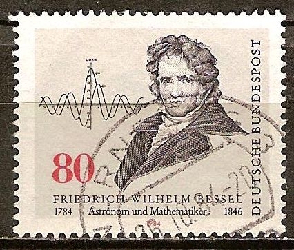 Bicentenario del nacimiento de Friedrich Wilhelm Bessel (astrónomo y matemático).
