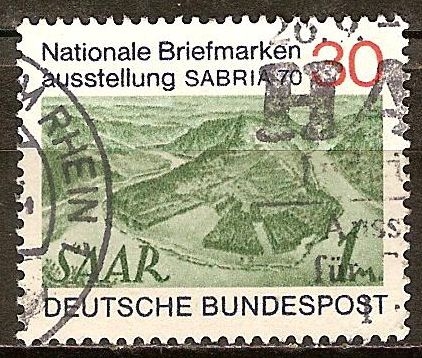 Exposición Nacional de Sellos Sabria 1970 en Saarbrücken
