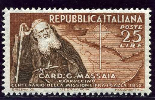 Centenario de la mision del cardenal capuchino Massaia en Etiopia