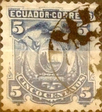 Intercambio 0,40 usd 5 cents. 1881