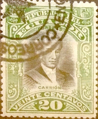 Intercambio 0,35 usd 20 cents. 1907