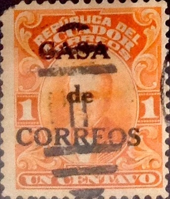 Intercambio 0,30 usd 1 cents. 1920