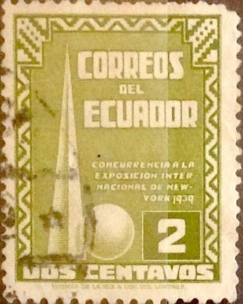Intercambio 0,35 usd 2 cents. 1939