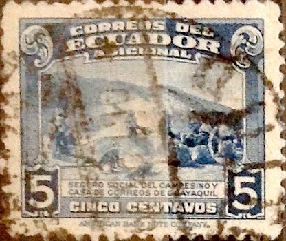 Intercambio 0,20 usd 5 cents. 1943