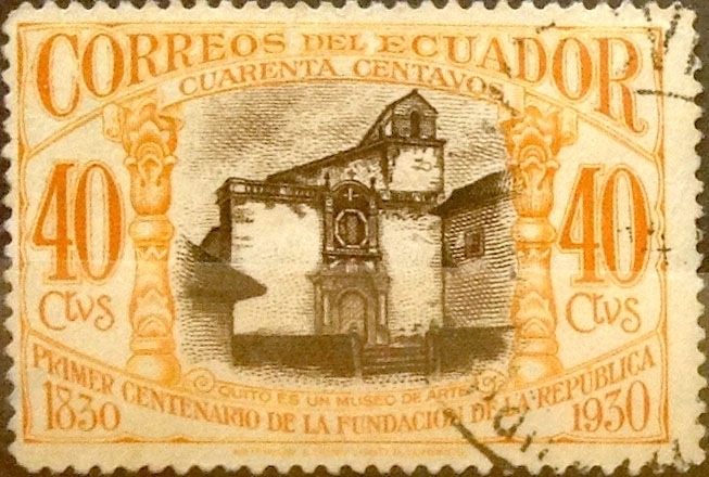Intercambio 0,20 usd 40 cents. 1930