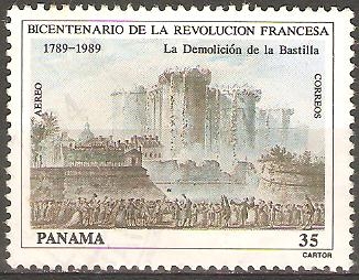 BICENTENARIO  DE  LA  REVOLUCIÒN  FRANCESA.  DEMOLICIÒN  DE  LA  BASTILLA.