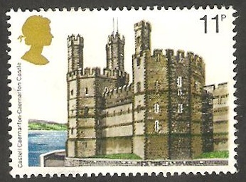 861 - Castillo de Caernarvon, en Gales