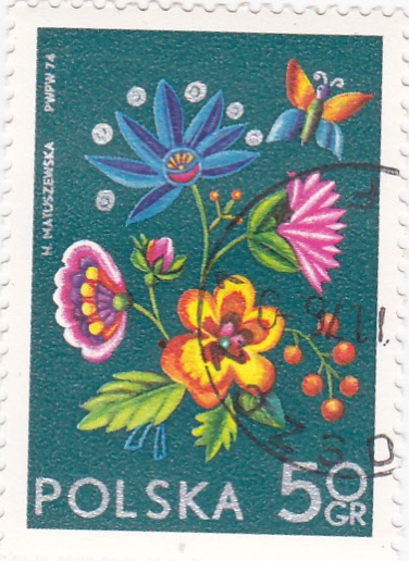 FLORES Y MARIPOSA