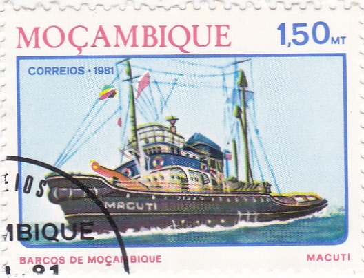 MACUTI -BARCO DE MOZAMBIQUE