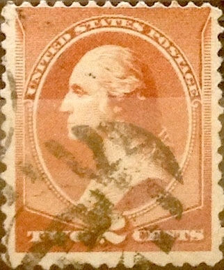 Intercambio 0,60 usd 2 cents. 1883