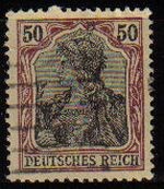 DEUTSCHES REICH 1902 Scott73 Sello Victimas de la Guerra Alemania Usado