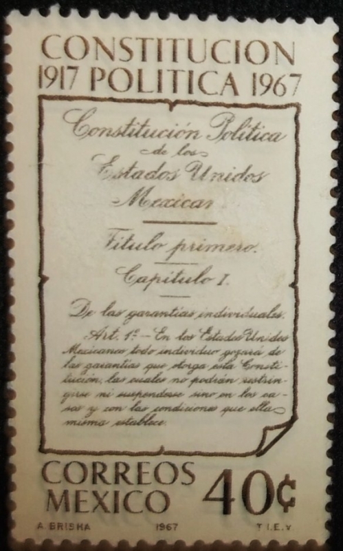 Constitución Política Mexicana 
